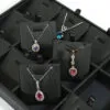 Jewelry Display Tray Multifunction Presentation Trays Pendant, Ring Bracelet, Bangle, Flat Tray & Leather TR037-h