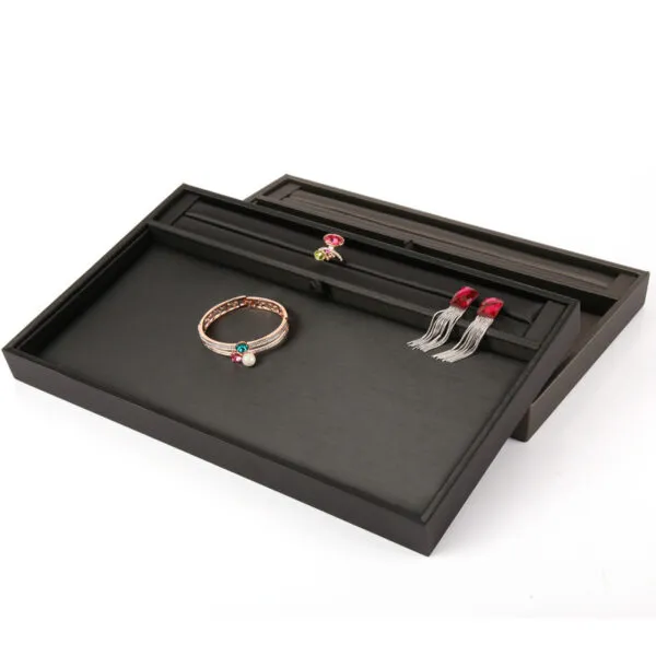 Jewelry Display Tray Multifunction Presentation Trays Pendant, Ring, Flat, Bracelet, Bangle, Brooch Tray & Leather TR033-a Jewelry Display Tray Multifunction Presentation Trays Pendant, Ring, Flat, Bracelet, Bangle, Brooch Tray & Leather TR033-a