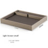 Jewelry Display Tray Multifunction Presentation Trays Pendant, Ring, Flat, Bracelet, Bangle, Brooch Tray & Leather TR033-d