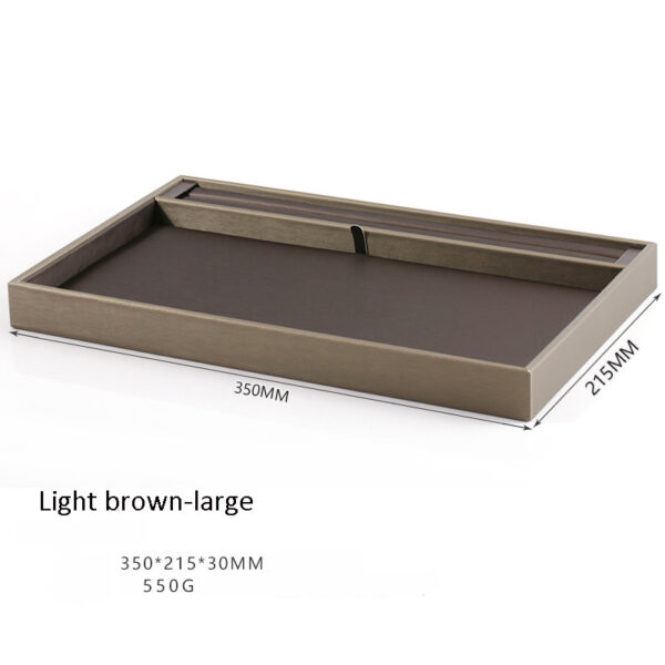 Jewelry Display Tray Multifunction Presentation Trays Pendant, Ring, Flat, Bracelet, Bangle, Brooch Tray & Leather TR033-g