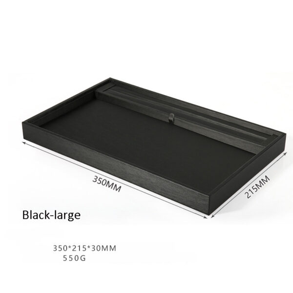 Jewelry Display Tray Multifunction Presentation Trays Pendant, Ring, Flat, Bracelet, Bangle, Brooch Tray & Leather TR033-h