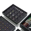Jewelry Display Tray Multifunction Presentation Trays and Jewelry Set Tray & PU, Leather TR034-b