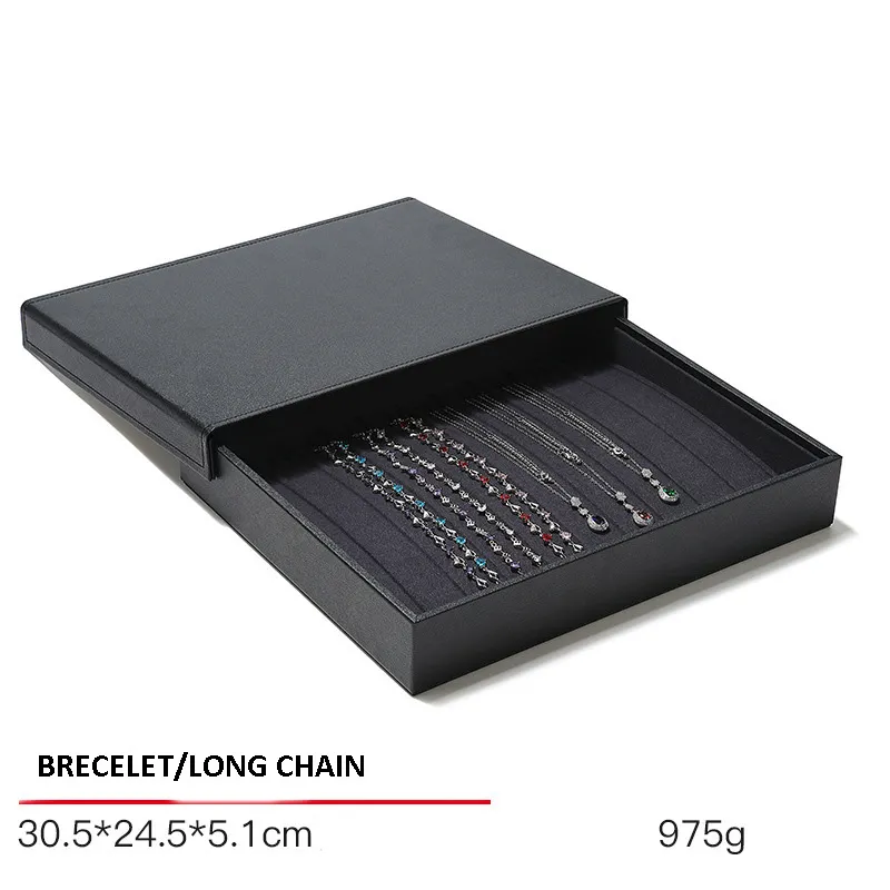 Jewelry Display Tray Multifunction Presentation Trays and Jewelry Set Tray & PU, Leather TR034-d