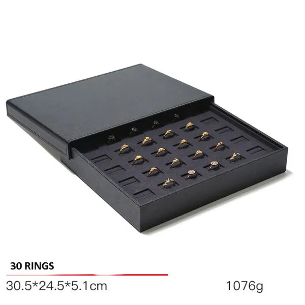 Jewelry Display Tray Multifunction Presentation Trays and Jewelry Set Tray & PU, Leather TR034-l