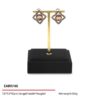 Jewelry Display Stand Set Black Color & Microfiber, Meta Material DS154-b