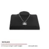 Jewelry Display Stand Set Black Color & Microfiber, Meta Material DS154-e