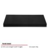 Jewelry Display Stand Set Black Color & Microfiber, Meta Material DS154-h