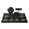 Jewelry Display Stand Set Black Color & Microfiber, Metal Material DS144-af