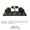 Jewelry Display Stand Set Black Color & Microfiber, Metal Material DS144-y