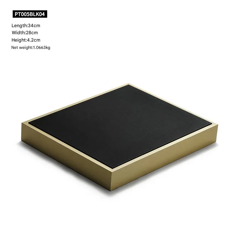 Jewelry Display Stand Set Black Color & PuLeather Fabric Material DS165-d
