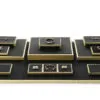 Jewelry Display Stand Set Black Color & PuLeather Fabric Material DS165-g