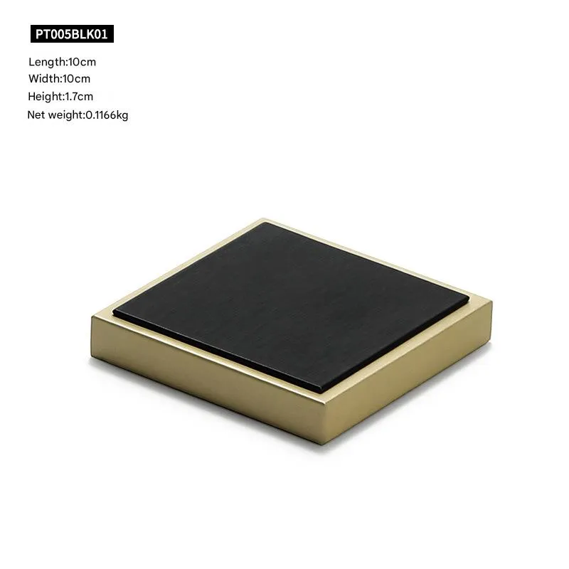 Jewelry Display Stand Set Black Color & PuLeather Fabric Material DS165-j