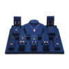 Jewelry Display Stand Set Blue Color & Microfiber Material DS162-j