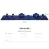 Jewelry Display Stand Set Blue Color & Microfiber Material DS167-b Jewelry Display Stand Set Blue Color & Microfiber Material DS167-b