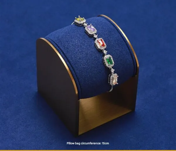 Jewelry Display Stand Set Blue Color & Microfiber Material DS167-i Jewelry Display Stand Set Blue Color & Microfiber Material DS167-i