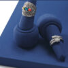 Jewelry Display Stand Set Blue Color & Microfiber, Metal Material DS145-z