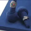 Jewelry Display Stand Set Blue Color & Microfiber, Metal Material DS145-z Jewelry Display Stand Set Blue Color & Microfiber, Metal Material DS145-z