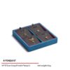 Jewelry Display Stand Set Blue, Red Color & , PU Leather Material luxurious DS149-h