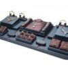 Jewelry Display Stand Set Brown, Grey Color & Leather Material DS157-a - Copy