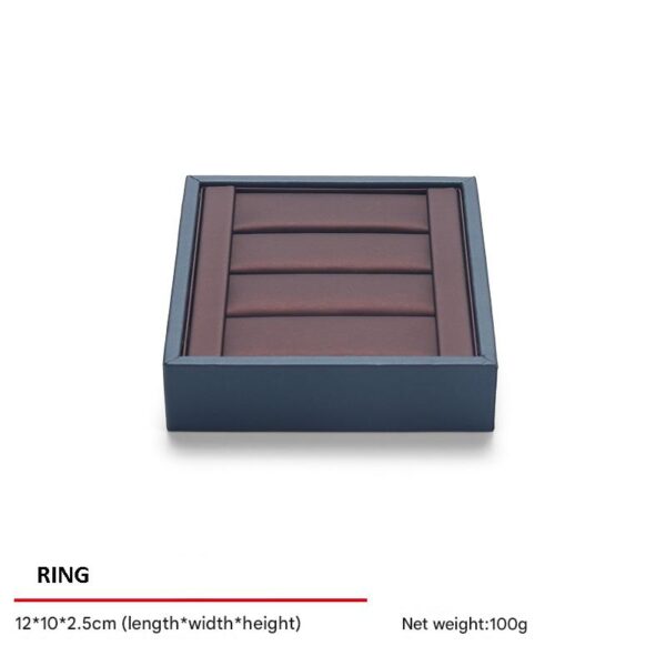 Jewelry Display Stand Set Brown, Grey Color & Leather Material DS157-c
