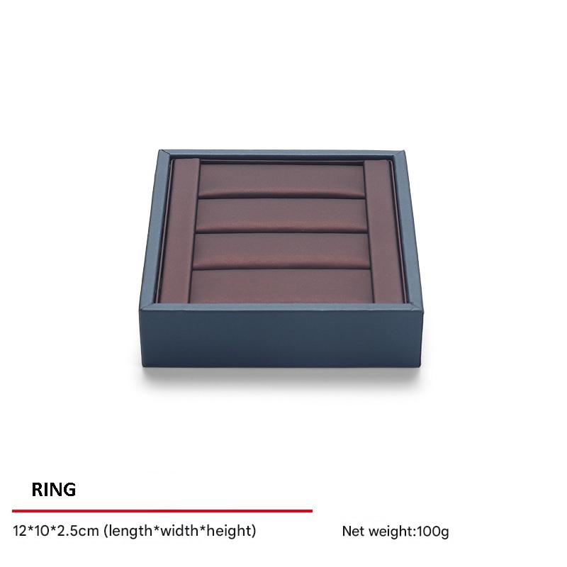 Jewelry Display Stand Set Brown, Grey Color & Leather Material DS157-c