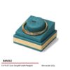 Jewelry Display Stand Set Green Color & , Leather Material DS150-b