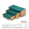 Jewelry Display Stand Set Green Color & Microfiber, Wood Material DS148-ab