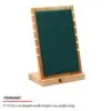 Jewelry Display Stand Set Green Color & Microfiber, Wood Material DS148-ae