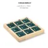 Jewelry Display Stand Set Green Color & Microfiber, Wood Material DS148-aj
