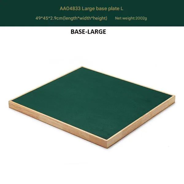 Jewelry Display Stand Set Green Color & Microfiber, Wood Material DS148-al