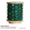 Jewelry Display Stand Set Green Color & Microfiber, Wood Material DS148-as