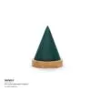 Jewelry Display Stand Set Green Color & Microfiber, Wood Material DS148-au