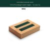 Jewelry Display Stand Set Green Color & Microfiber, Wood Material DS148-d