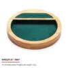 Jewelry Display Stand Set Green Color & Microfiber, Wood Material DS148-h