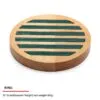Jewelry Display Stand Set Green Color & Microfiber, Wood Material DS148-i