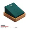 Jewelry Display Stand Set Green Color & Microfiber, Wood Material DS148-n