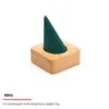 Jewelry Display Stand Set Green Color & Microfiber, Wood Material DS148-t