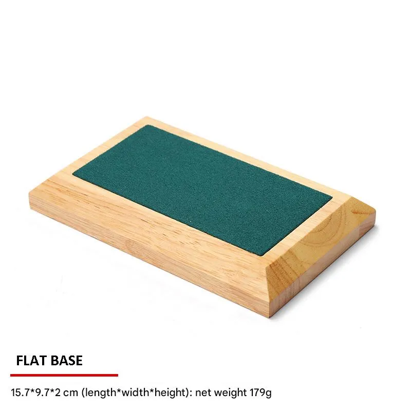 Jewelry Display Stand Set Green Color & Microfiber, Wood Material DS148-z