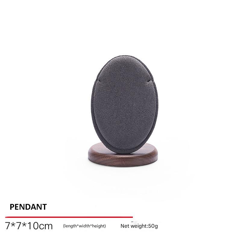 Jewelry Display Stand Set Grey Color & Microfiber, Wood Material DS159-i