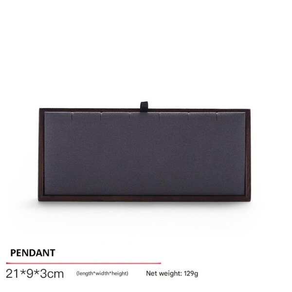 Jewelry Display Stand Set Grey Color & Microfiber, Wood Material DS159-p