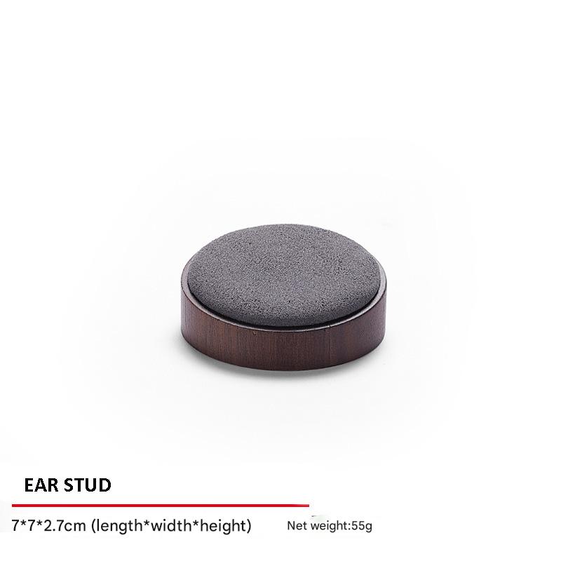 Jewelry Display Stand Set Grey Color & Microfiber, Wood Material DS159-x