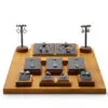 Jewelry Display Stand Set Grey Color & Microfiber, Wood Material DS161-ai Jewelry Display Stand Set Grey Color & Microfiber, Wood Material DS161-ai