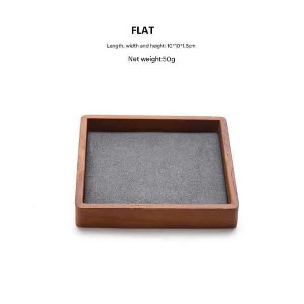 Jewelry Display Stand Set Grey Color & Microfiber, Wood Material DS161-g Jewelry Display Stand Set Grey Color & Microfiber, Wood Material DS161-g