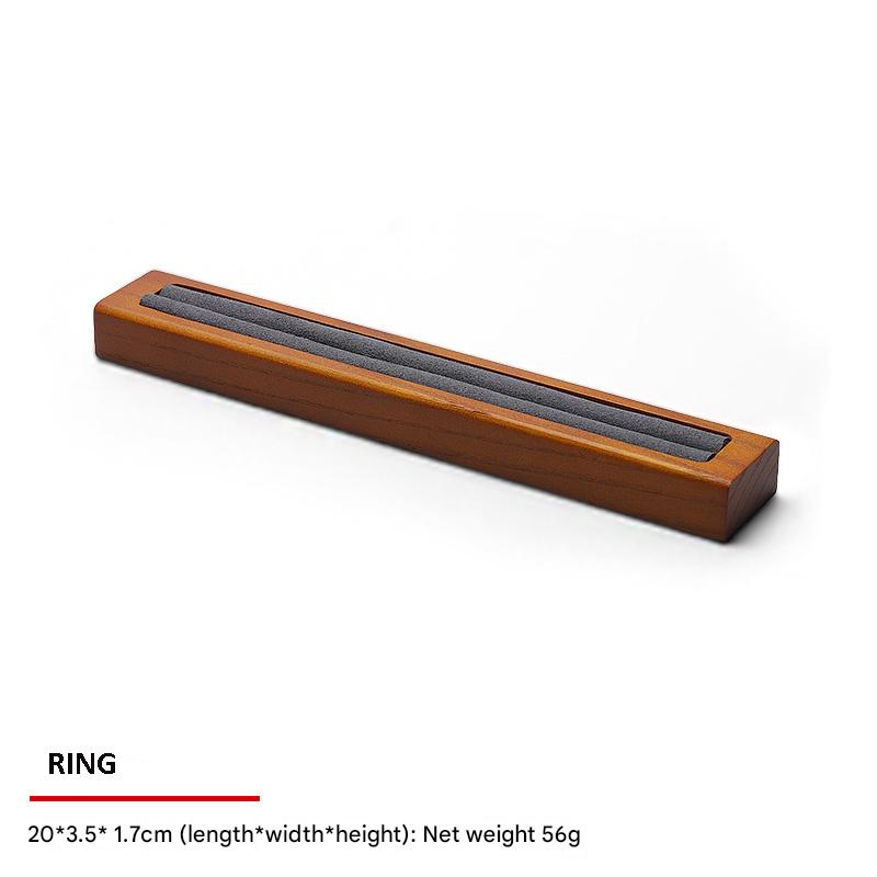 Jewelry Display Stand Set Grey Color & Microfiber, Wood Material DS161-i