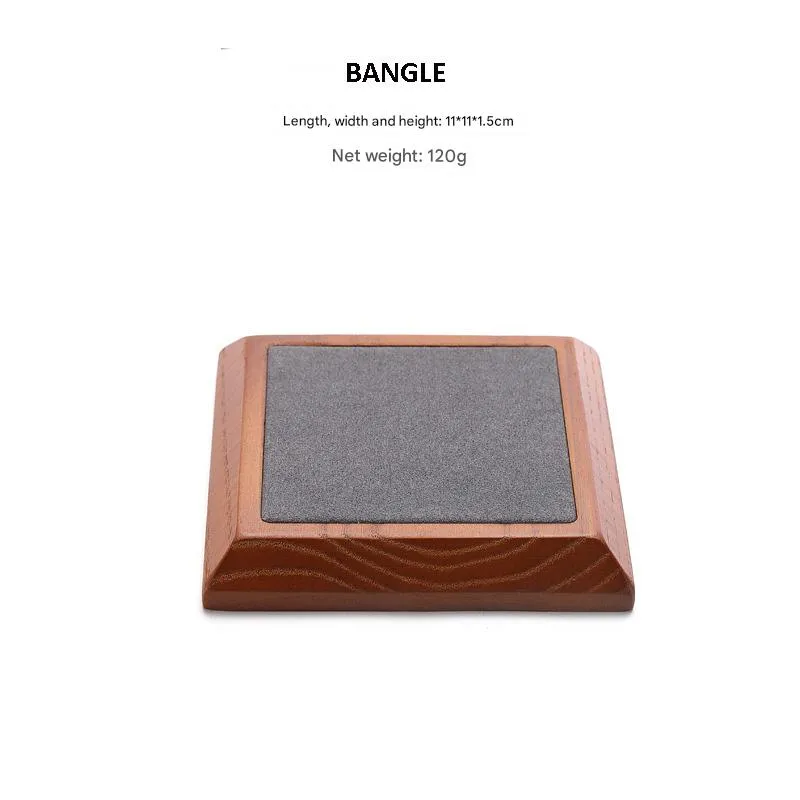 Jewelry Display Stand Set Grey Color & Microfiber, Wood Material DS161-n