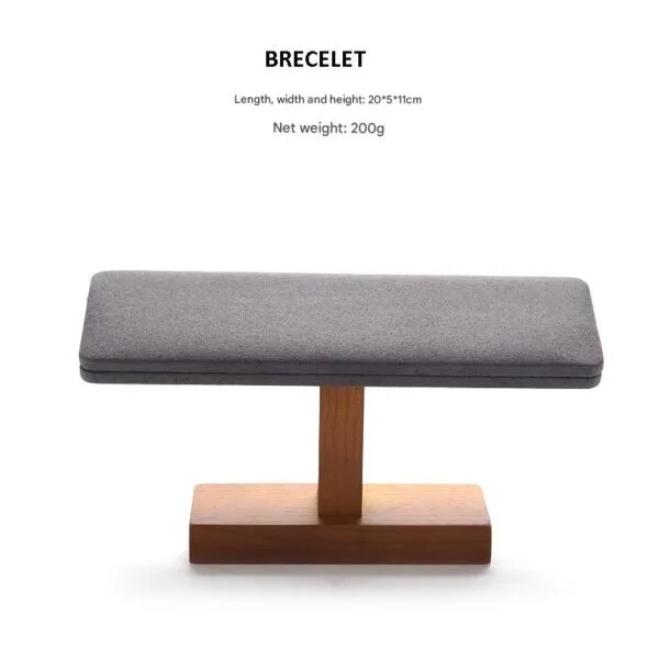 Jewelry Display Stand Set Grey Color & Microfiber, Wood Material DS161-q Jewelry Display Stand Set Grey Color & Microfiber, Wood Material DS161-q