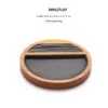 Jewelry Display Stand Set Grey Color & Microfiber, Wood Material DS161-r Jewelry Display Stand Set Grey Color & Microfiber, Wood Material DS161-r