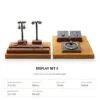 Jewelry Display Stand Set Grey Color & Microfiber, Wood Material DS161-z Jewelry Display Stand Set Grey Color & Microfiber, Wood Material DS161-z