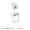 Jewelry Display Stand Set White Color & Microfiber, Meta Material DS156-ac Jewelry Display Stand Set White Color & Microfiber, Meta Material DS156-ac