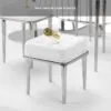 Jewelry Display Stand Set White Color & Microfiber, Meta Material DS156-ad Jewelry Display Stand Set White Color & Microfiber, Meta Material DS156-ad